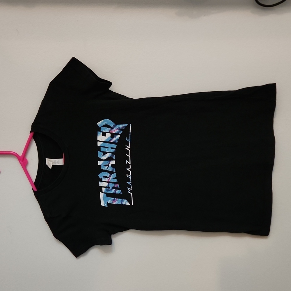 Thrasher Black Skateboarderjust Small T-Shirt by Bella